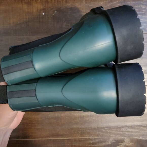 NEW Bernardo Addison Ankle Rain Boots Womens 11 Green Chic City Outdoors - Picture 4 of 10